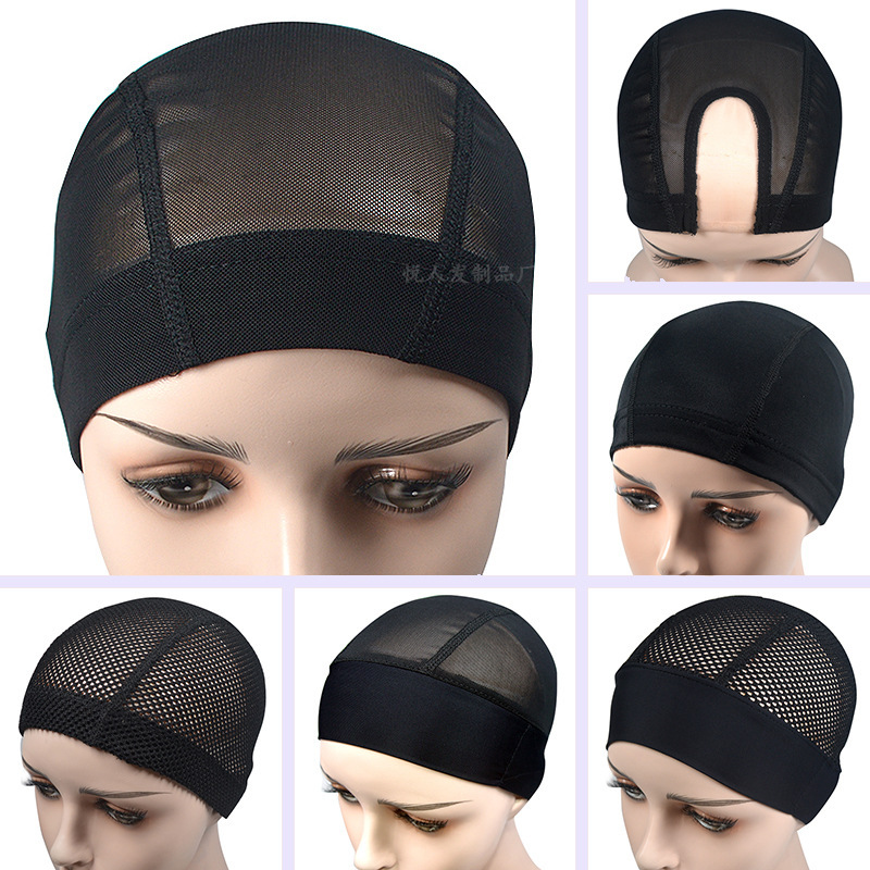 Lace wig net cap elastic wig hair net ice silk hair band wig headgear wig net bottom wig cap factory Lace wig net cap elastic wig hair net ice silk hair band wig headgear wig net bottom wig cap factory