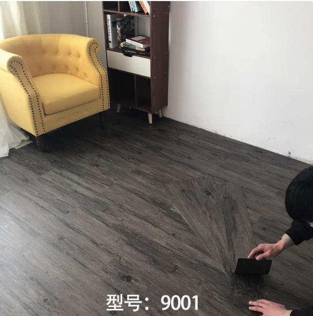 PVC 自己粘着プラスチック床ステッカー商業寝室廊下床屋内改修セメント床特殊防水と耐摩耗性|undefined