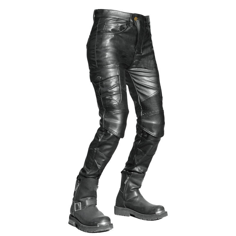 VOLERO motocicleta pantalones de montar para mujer Pantalones multibolsillos overoles pantalones anti-caída de motocicleta pantalones impermeables a prueba de viento pantalones de cuero