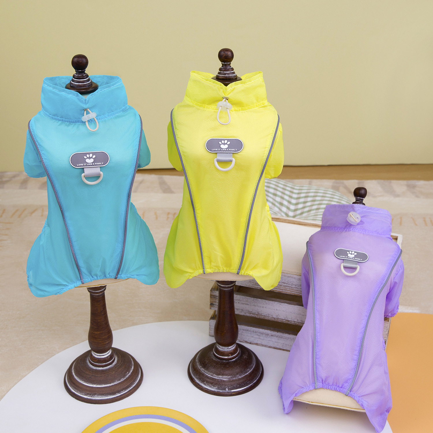 Reflective Uv Protective Dog Shirt Mosquito Proof Sun Protection_voghion.com
