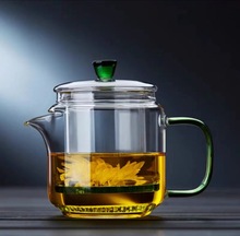 玻璃茶壶茶水分离泡茶杯功夫茶具花茶壶加厚煮茶壶家用过滤泡茶壶