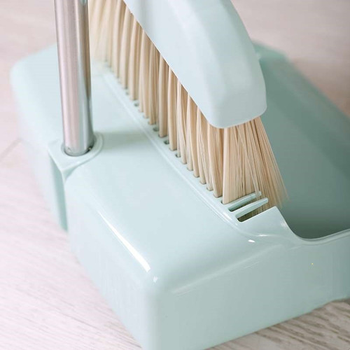 Factory supply broom set wholesale household soft broom plastic stainless steel broom long scraper dustpan combination wholesale