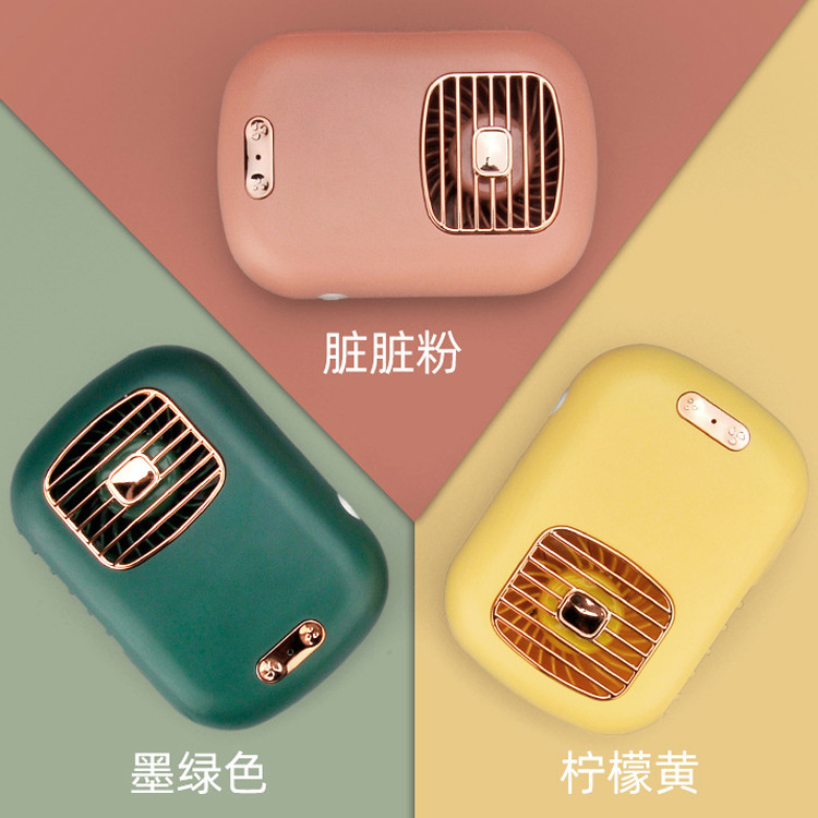 Humidification Water spray halter Fan hold Portable Take it with you Mini Fan USB charge student Fan new pattern