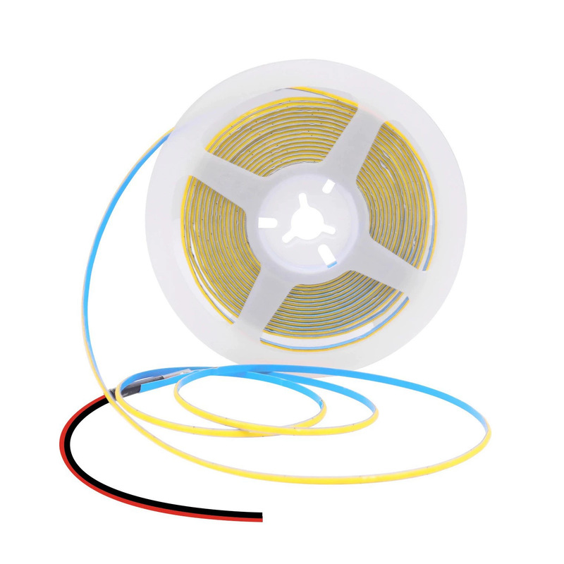 COB ライトストリップ 5V 超狭い LED 自己粘着 5 ミリメートル超高輝度 400 ライトストリップ 3 ミリメートルライトストリップ 12V24V 電子商取引新モデル|undefined