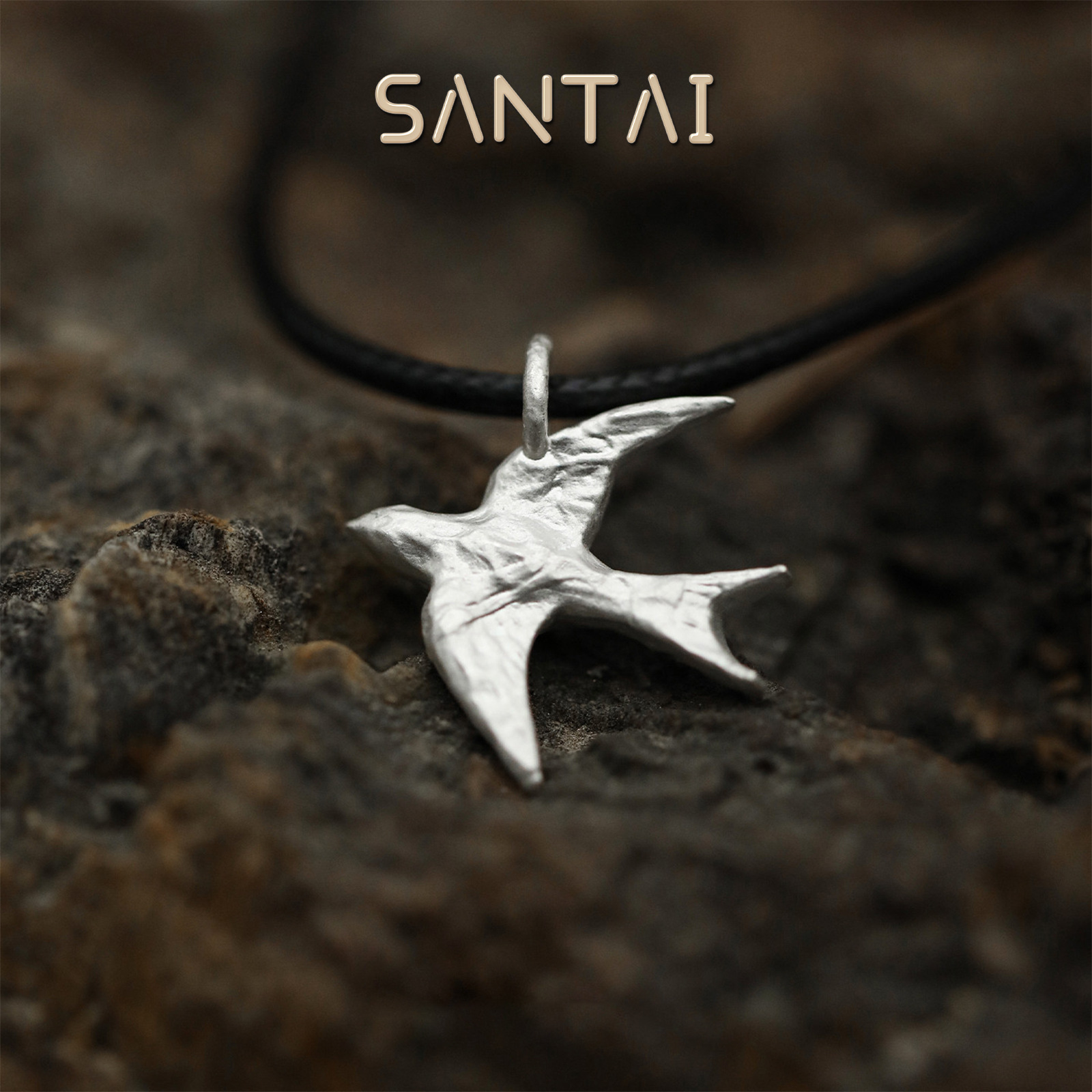 S925 Sterling Silver Free Bird Necklace Women's Luxury Niche Design Premium Handmade Pendant Choker Chain Fashion Accessory
