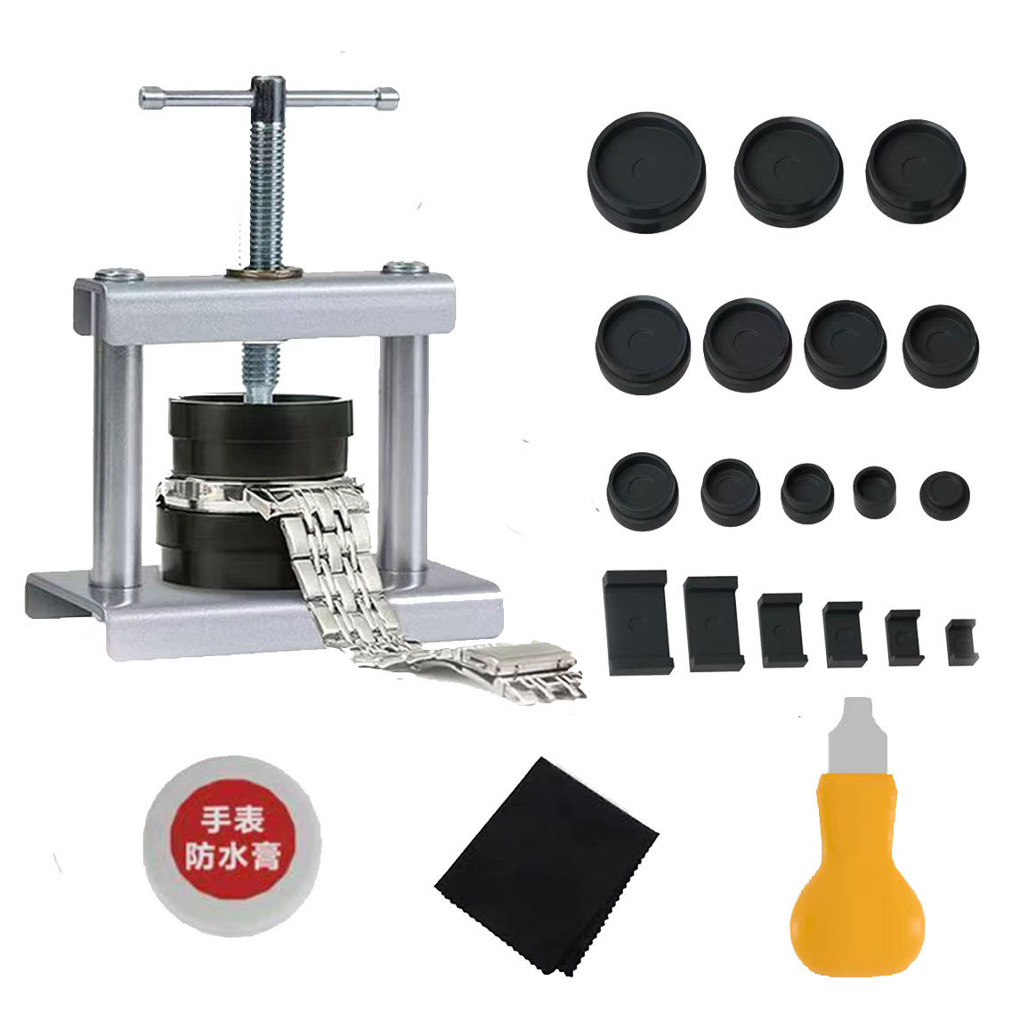 Watch repair tool capping machine set watch repair back cover capping machine watch capping device simple screw capping machine