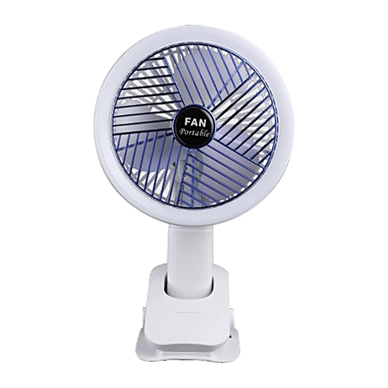 Handheld table lamp for bedroom, rechargeable universal air fan