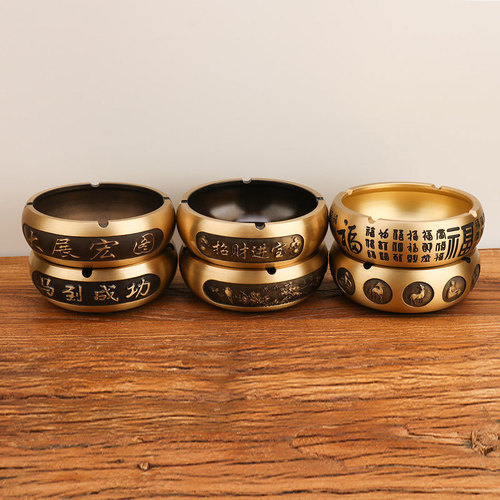 Brass Pfaff Ashtray Twelve Zodiac Ashtrays are about to succeed and show their ambitions household ashtray ornaments