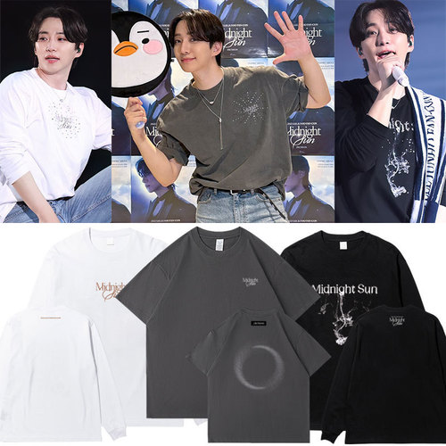 Long Sleeve Same Singing Short Long Clothes Hao Surrounding Concert TMidnightSun2025FM T-Shirt Cotton 2PM