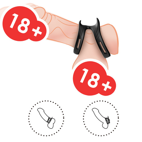 USK-C13 locking ring silicone double ring men's exerciser masturbation device adult sex toys on behalf of