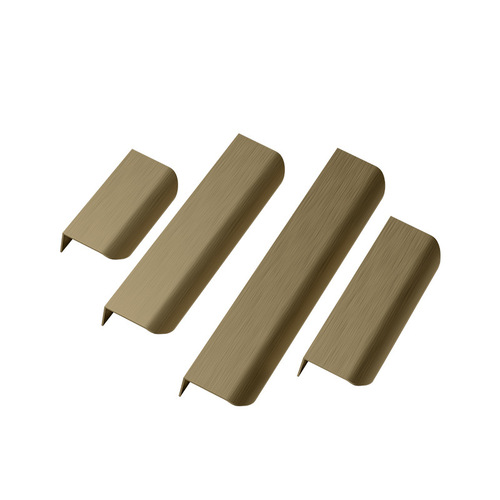 Feyas Invisible Pull Handle Modern Minimalist No-Drill Curved Handle High-End Drawer Wardrobe Cabinet Door Knob