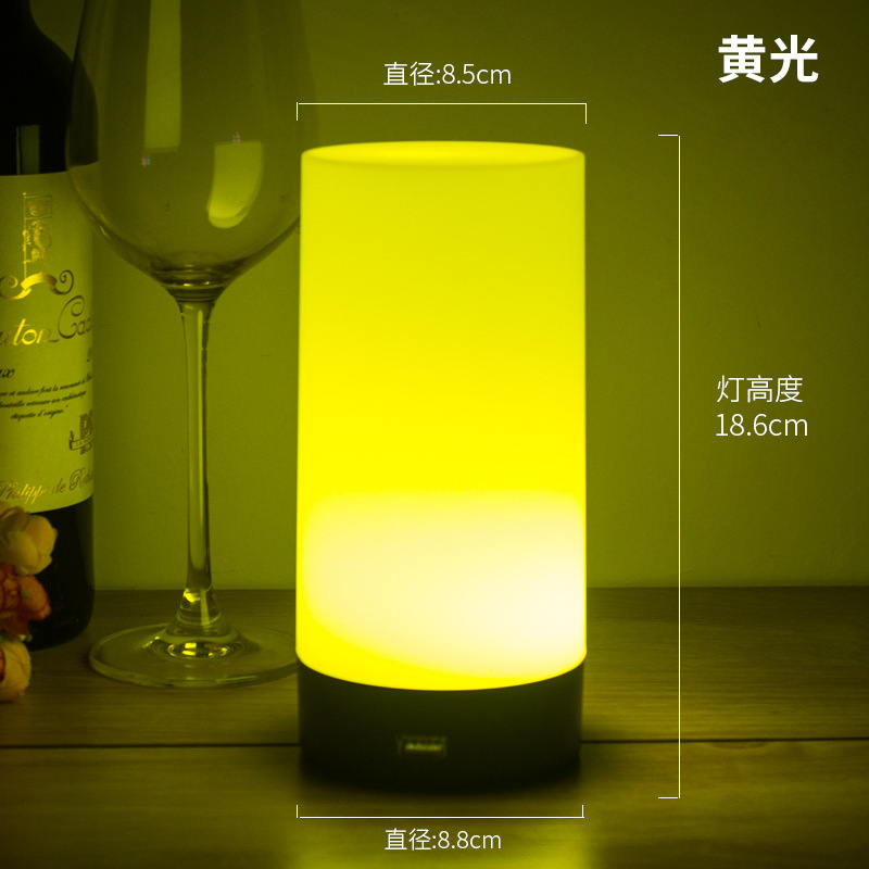 LED recargable bar lámpara de mesa al aire libre creativo simple hotel restaurante KTV claro bar lámpara de mesa lámpara de la atmósfera bar lámpara de mesa