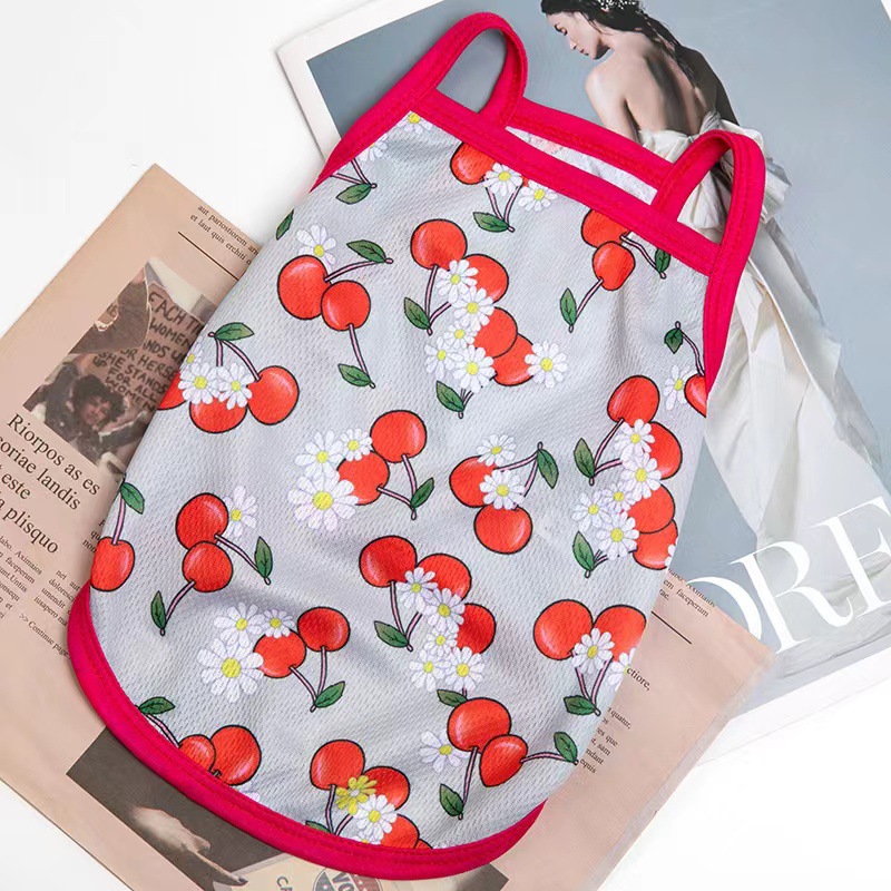 Ropa para mascotas, gato, bichón, lucha contra Bomei, perro pequeño, chaleco nuevo, camisola, ropa para perros, estilo fino de primavera y verano