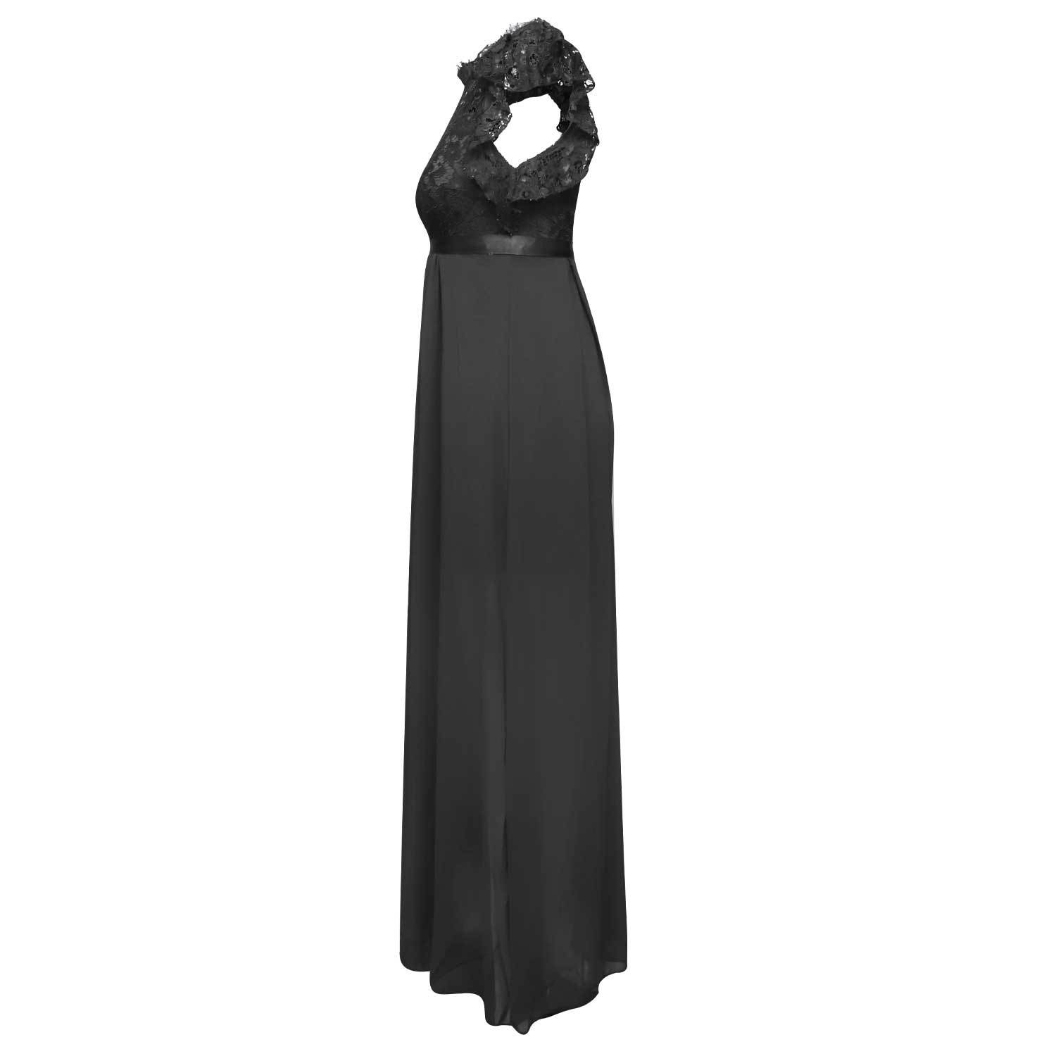 Cross-border Independent Site Party Women's Long Dress, Popular Lace Bridesmaid Evening Gown_ecoleips.com