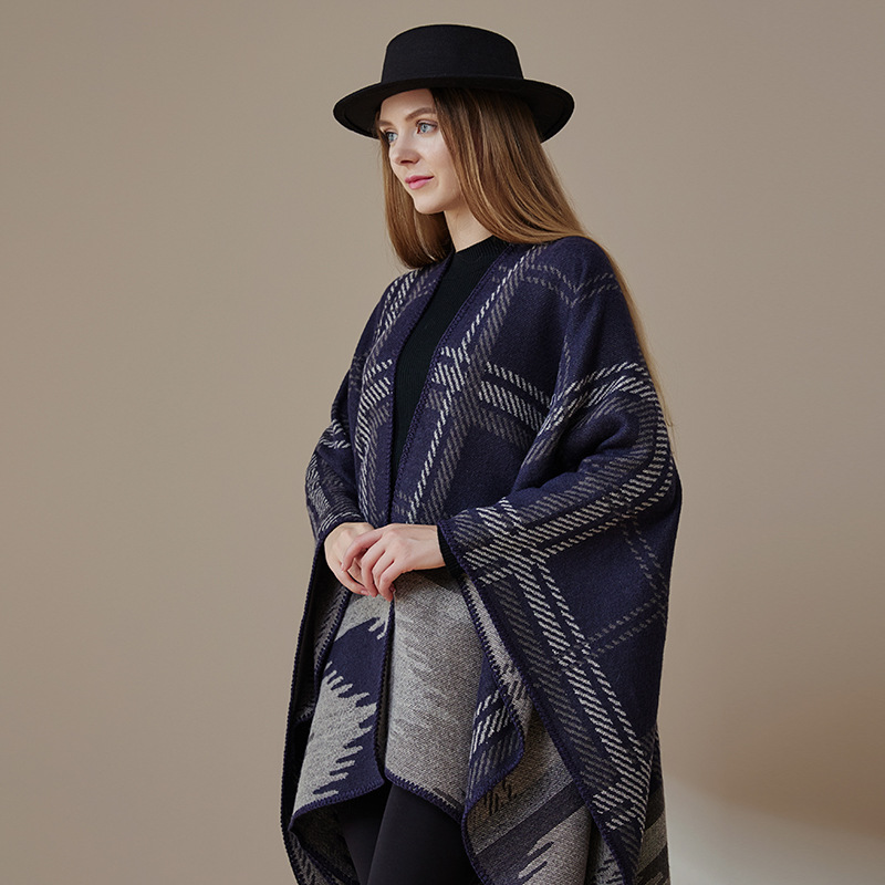 Sciarpa unisex Scialle alla moda versatile mantello spesso coperta cappotto sciarpe calde_voghion.com