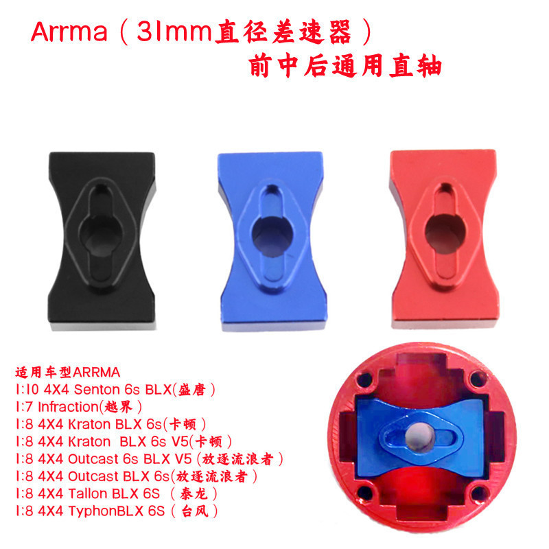 Arrma 4X4 Shengtang Yuejie Karton Typhoon Wanderer Talon Front, Middle, and Rear Universal Straight Axle 31mm Arrma 4X4 Shengtang Yuejie Karton Typhoon Wanderer Talon Front, Middle, and Rear Universal Straight Axle 31mm