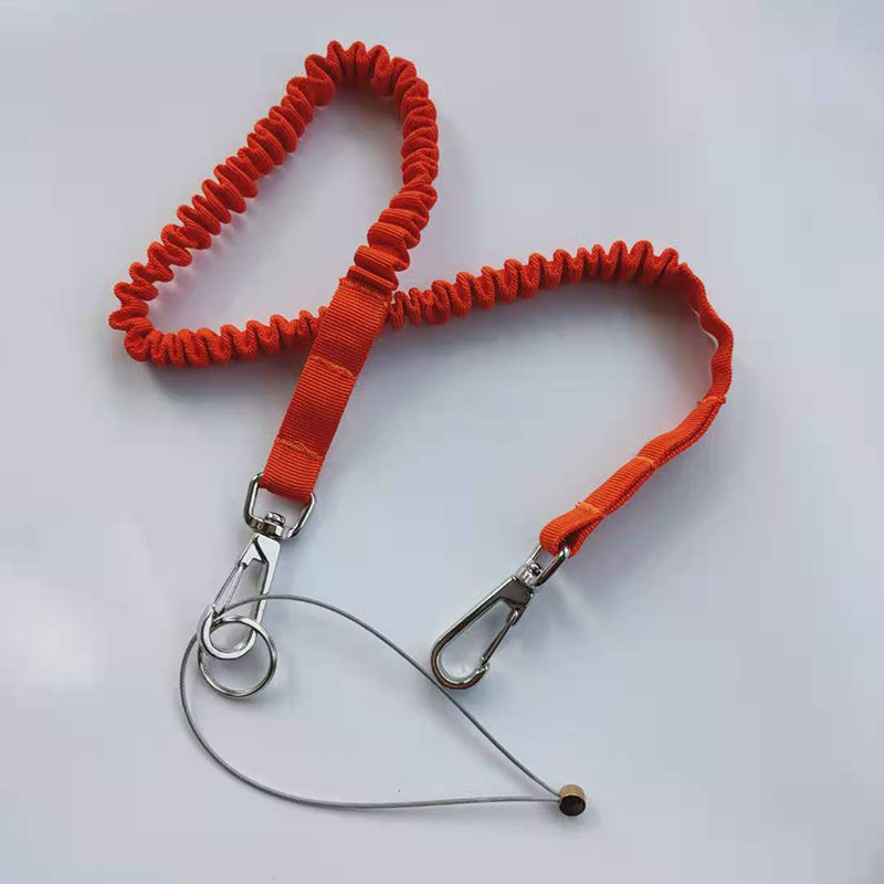 工业挂绳高空防坠落可伸缩绳宠物牵引绳跑步缓冲绳高空防护专用