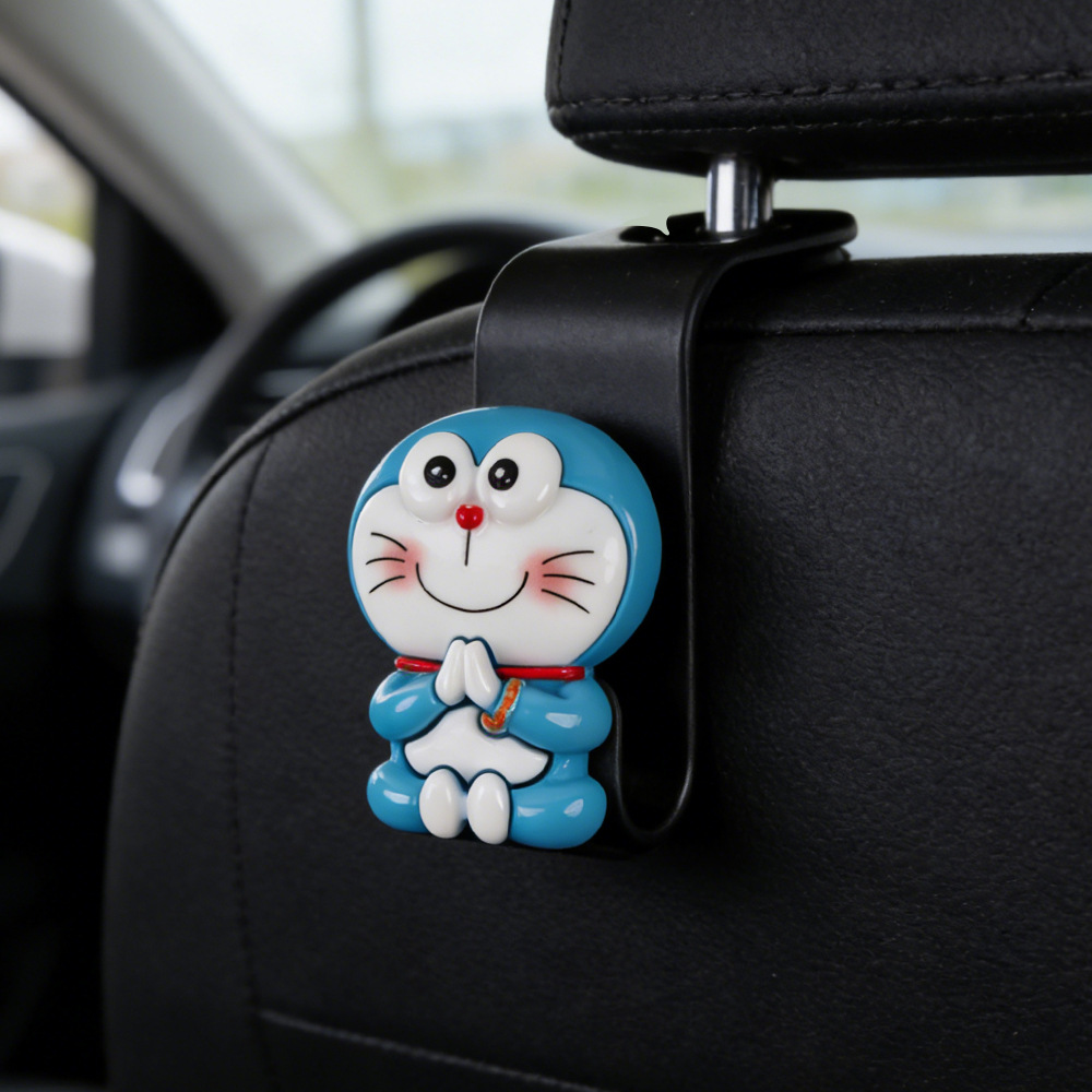 Gancho trasero del automóvil Gancho del respaldo del asiento multifuncional Gancho del automóvil del automóvil Gancho pequeño del automóvil Gancho del asiento de dibujos animados