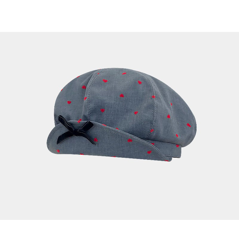 Coreano dulce amor boina de arco mujer primavera y otoño gran edición muestra cara pequeña sombrero de nube sombrero de moda pintor