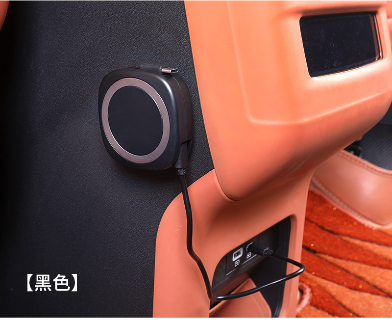 Magnetic Absorption Retractable Car Charging Cable 66W Fast Charging Type-C Data Cable Car Mobile Phone Charging Cable