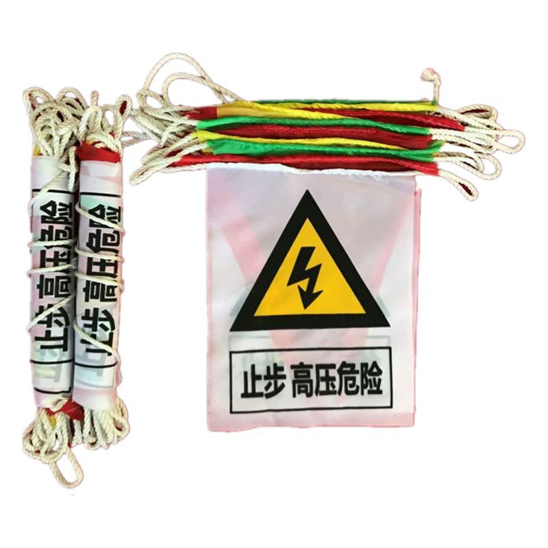 Треугольный предупреждающий флаг защитная сеть флажка овсянка красный белый флаг электрический строительный забор предупреждающий флаг 10 м производитель