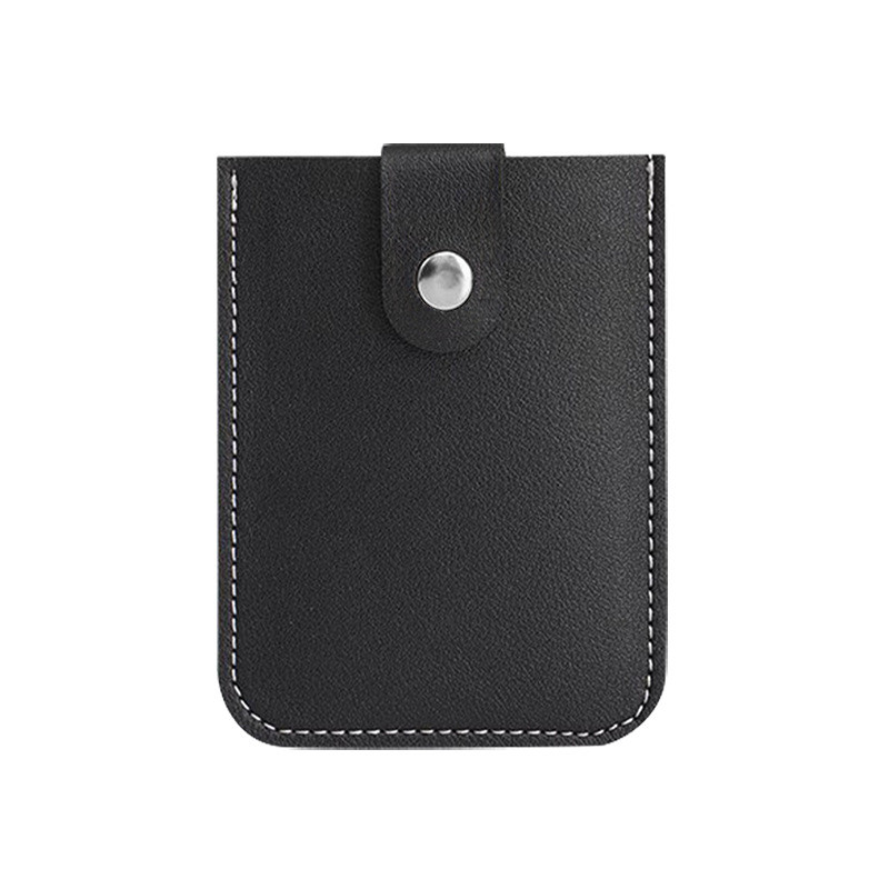 Tarjetero extraíble con guijarros transfronterizos para hombres y mujeres, tarjetero de cuero pequeño, ligero y compacto, fabricante de tarjetas con logotipo al por mayor