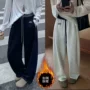 加厚宽松显瘦美式阔腿裤