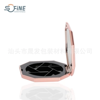 薄款多色眼影盘眼影盒八角形七色八色九色眼影盒眉粉盒腮红盒