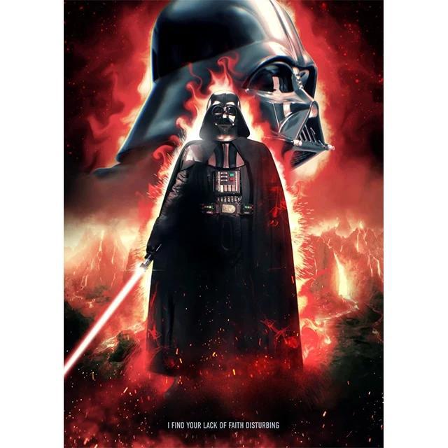 Star Wars Anakin Skywalker Poster Fabricante Impresión de lienzo de aceite comercio electrónico transfronterizo AliExpress