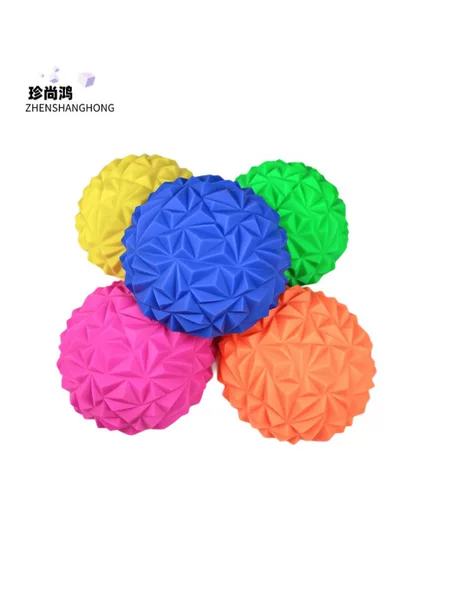 PVC semicircle yoga balance ball children's sense of unity training pineapple ball home fitness foot massage ball durian ball