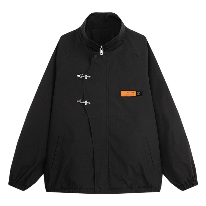 Estilo europeo y americano Vibe piloto chaqueta Primavera de los hombres oversize retro americana ropa montar ropa