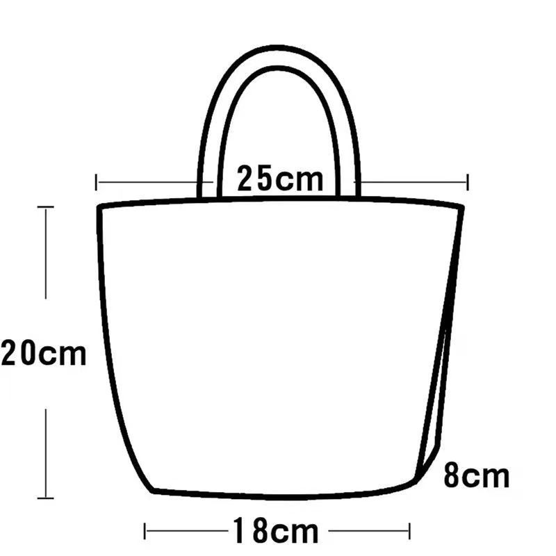 Canvas bag, small and versatile handbag, female student lunch box bag, simple hand-held bag, office worker lunch box bag full figure