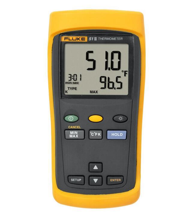 福禄克Fluke 51-II 单通道接触式温度表 Fluke 51-2测温仪