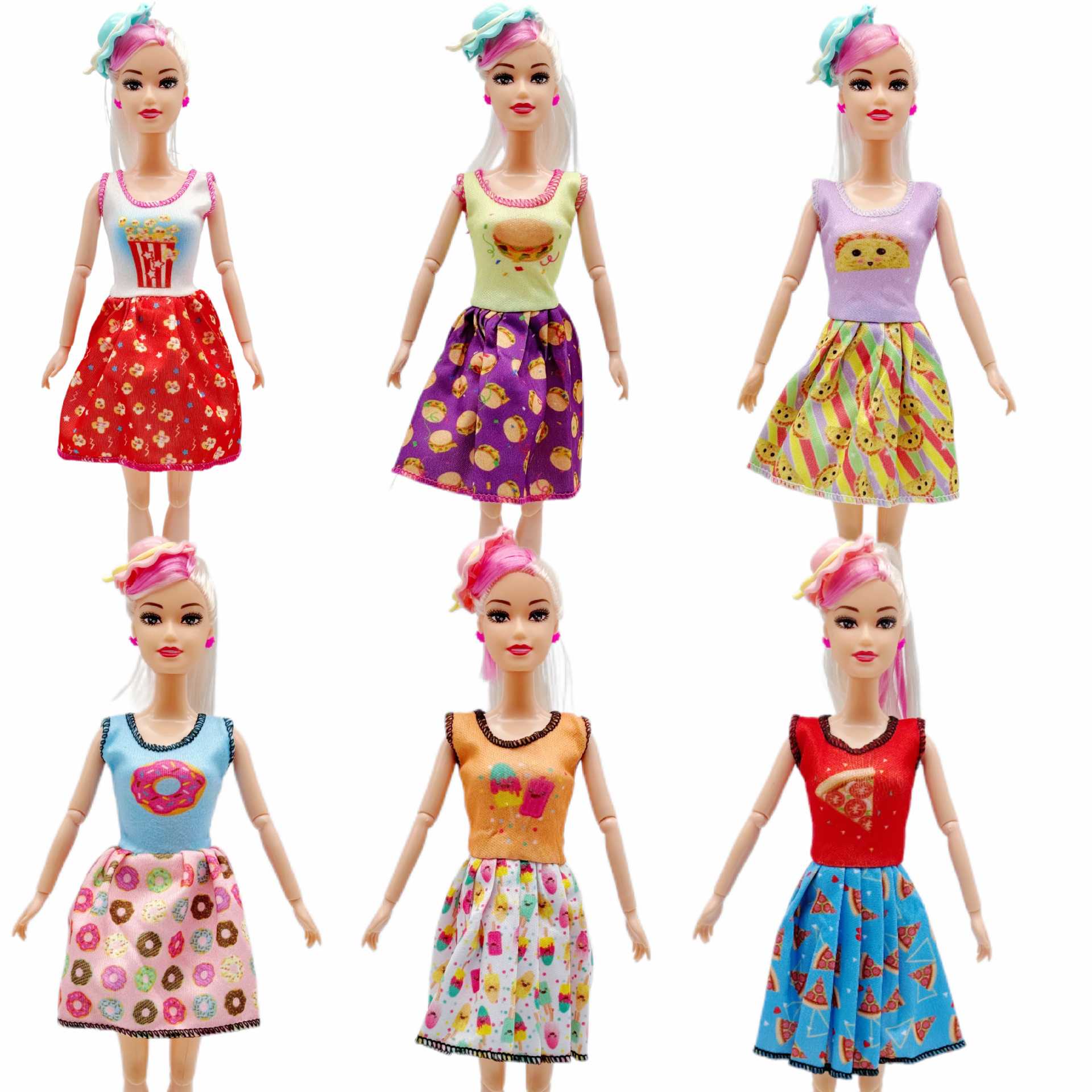 Barbie Doll 30cm 11 Inches 11 Joints Dress up Fashion Dress Girl Toy Birthday Gift Wholesale Export
