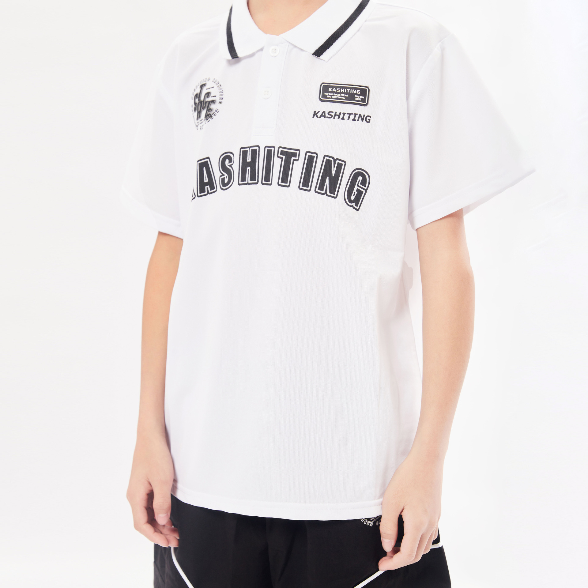 Kastin Children's Short-sleeved T-shirt Summer Men's and Women's Middle-aged Children's Lel Handsome Polo Shirt Top Men's and Women's Golf Clothes