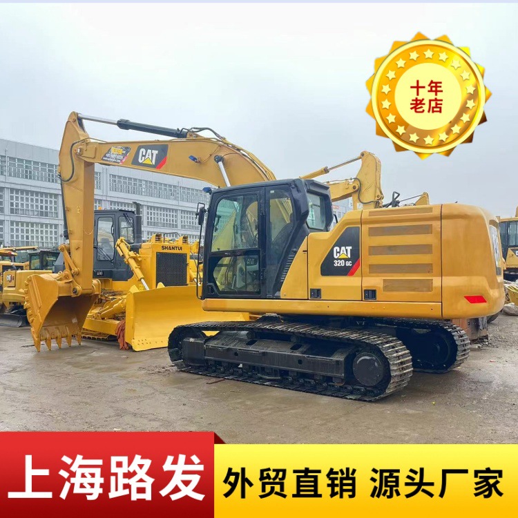 20 tons Carter 320CAT de segunda mano 320D 323 excavadora se puede exportar, comercio exterior en stock suficiente