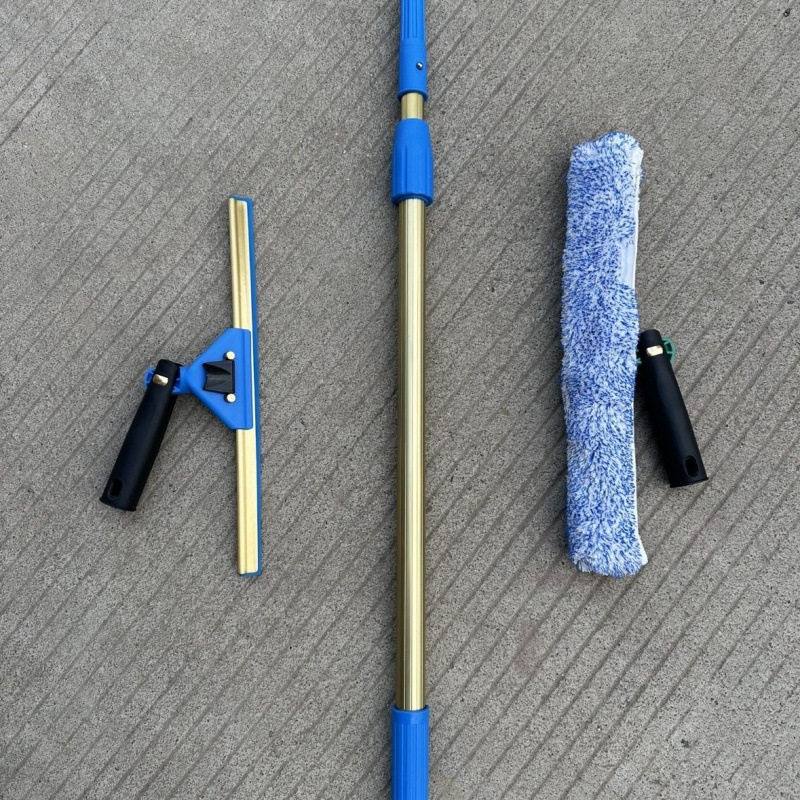 Copper universal glass scraper 35cm glass scraper rotating glass scraper household glass scraper toilet housekeeping tools