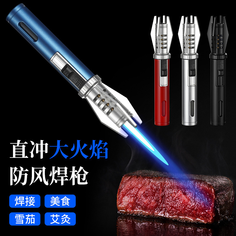 ディザトーン爆型溶接ガンエアライター防風直沖大火力手持ちスプレーガンライター耐高温溶接ガン|undefined