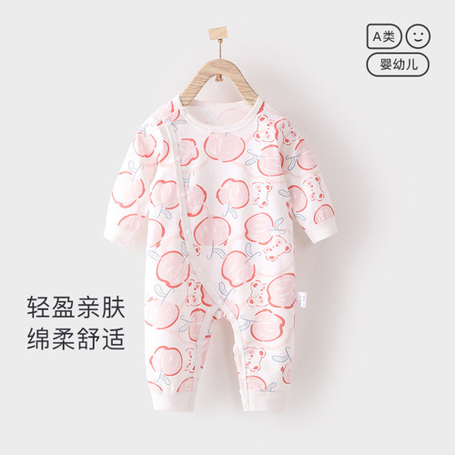 Baby Bodysuit Cotton Fleece Spring Autumn Set Newborn Sleepwear Spring Outfit Unisex Baby Super Cute Huggy Pajamas Crawling Suit
