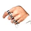 Chain, ring, bodysuit suitable for men and women, internet celebrity, punk style, on index finger