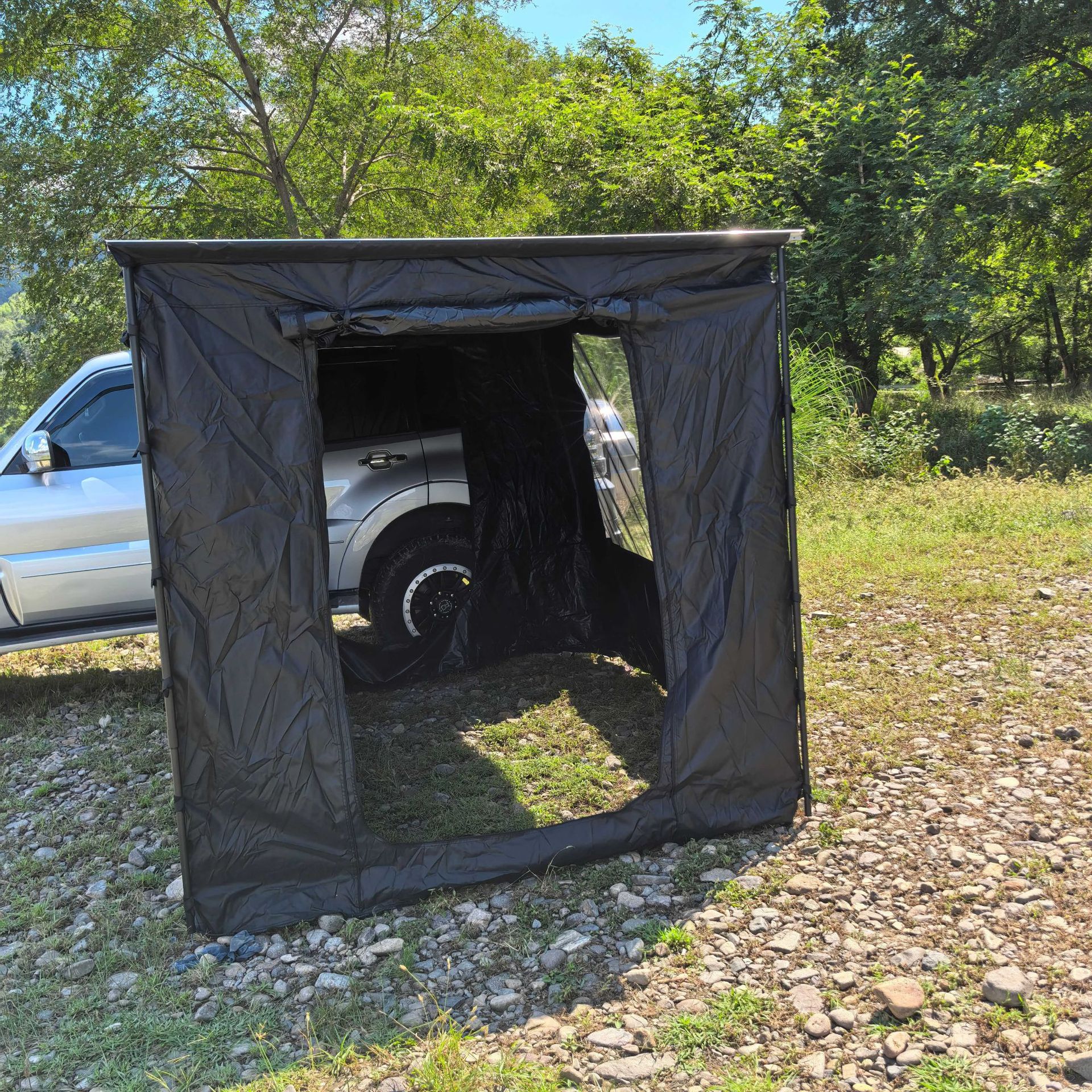 Car Side Tent, Side Tent, House Canopy, Car Side Cloth House, Car Rainproof, Sunproof, Mosquito-Proof Tent, Outdoor