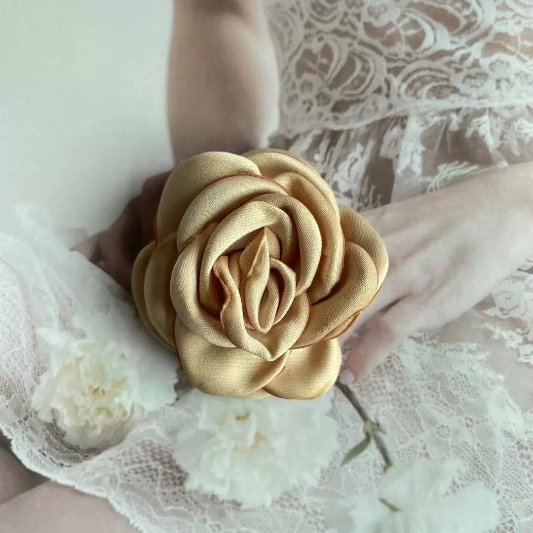 Украшения, ткань, чай горной породы, детская заколка для волос, handmade