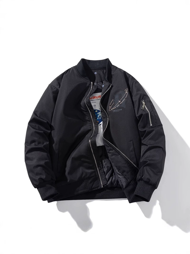 Baseball demi-season uniform, down jacket, oversize, for beloved