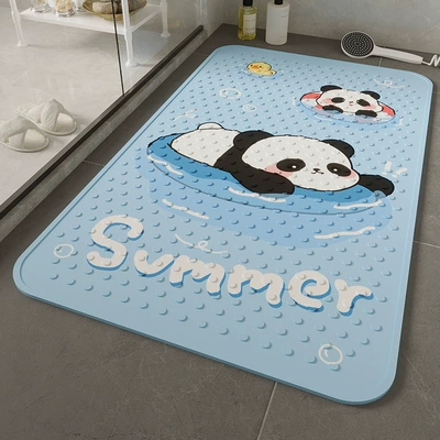 Avtomobil döşəmə paspasları – Toilet Waterproof Anti-Fall Floor - little-bears-playing-4070cm-environmentally-friendly-and-odorless