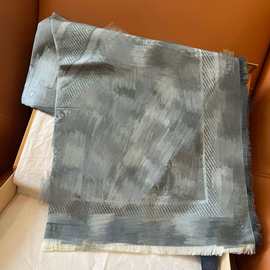 女士丝巾提花编织流苏纯羊毛披肩大方巾围脖围巾奇妙的树干披肩