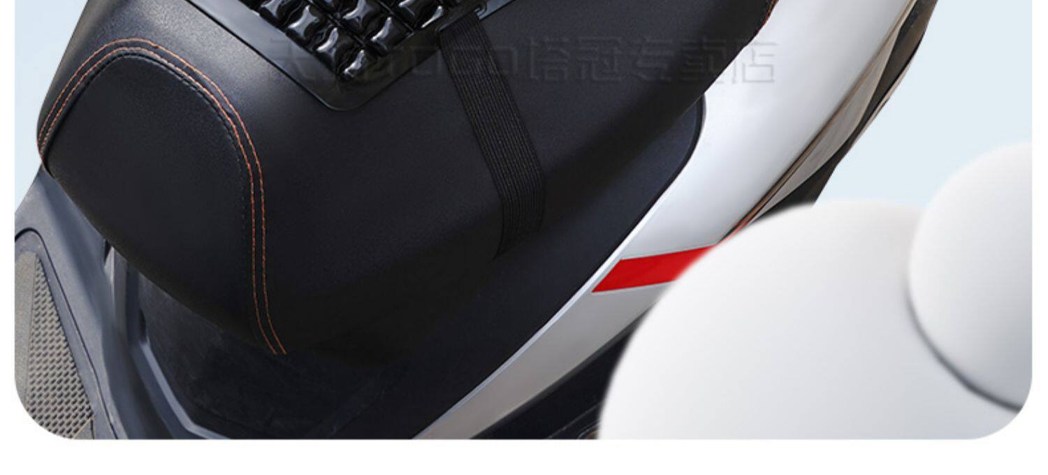 Electric Vehicle Heat Insulation Mat, Summer Waterproof Breathable Rainproof Ice Silk Cooling Mat for Electric Bikes, Motorcycle Seat Cushion Cover