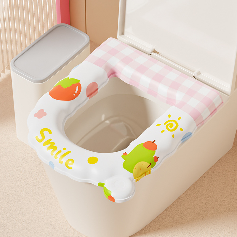 All-Inclusive Wave Toilet Mat 4.5mm [Persimmon Style]