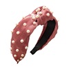 Hair accessory from pearl, fashionable headband for face washing, European style