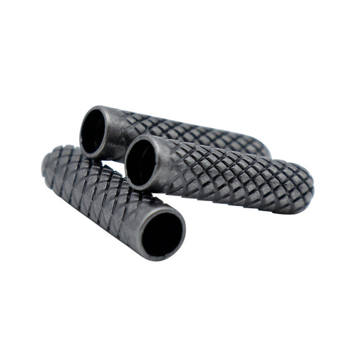 Kuloking Shoe Laces Gun Black Closed Bullet Head Mesh Metal Head Personality DIY Shoe Lace String Hat String Accessory