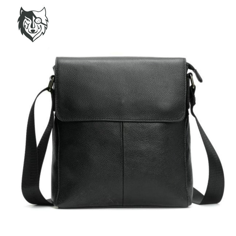 First-Layer Cowhide Men's Casual Shoulder Crossbody Bag, Sports Business Small Bag, Sports Bag Manufacturer, One-Piece Dropshipping